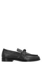 BOTTEGA VENETA Leather Loafers with Decorative Front Knot