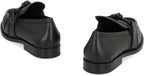 BOTTEGA VENETA Leather Loafers with Decorative Front Knot