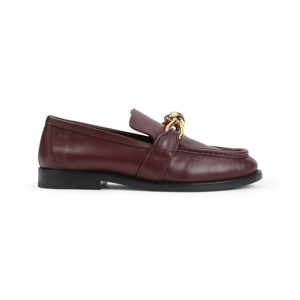 BOTTEGA VENETA Mud Leather Loafers with Metal Horsebit