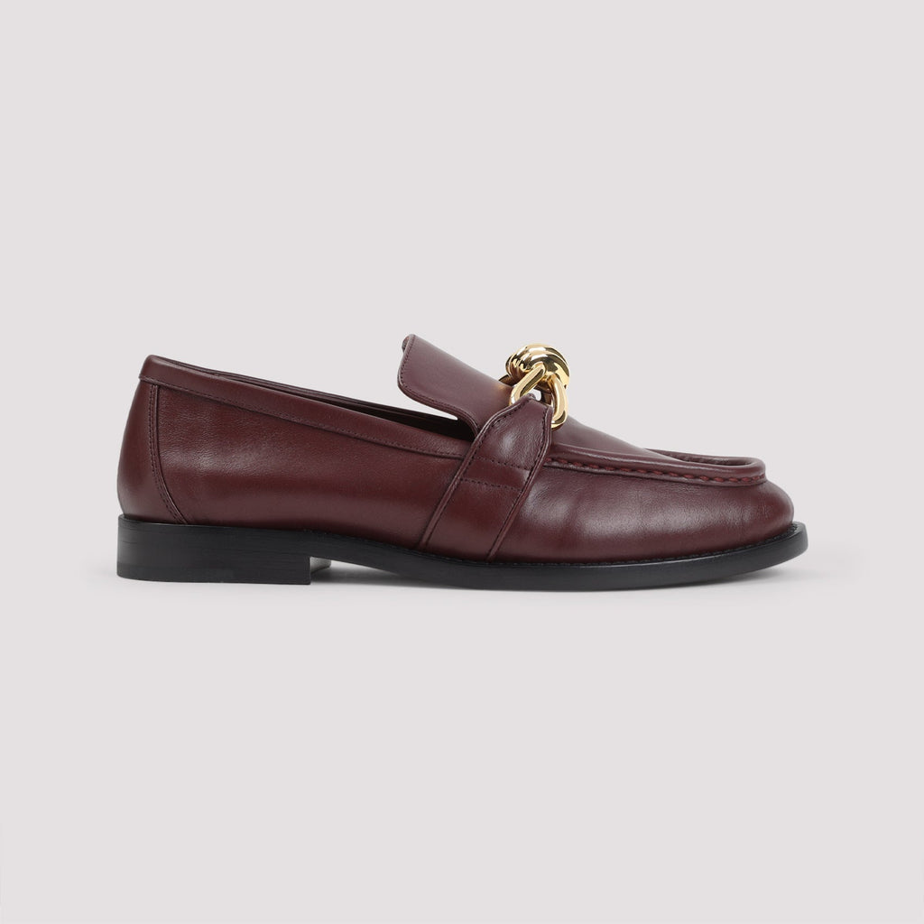 BOTTEGA VENETA Mud Leather Loafers with Metal Horsebit