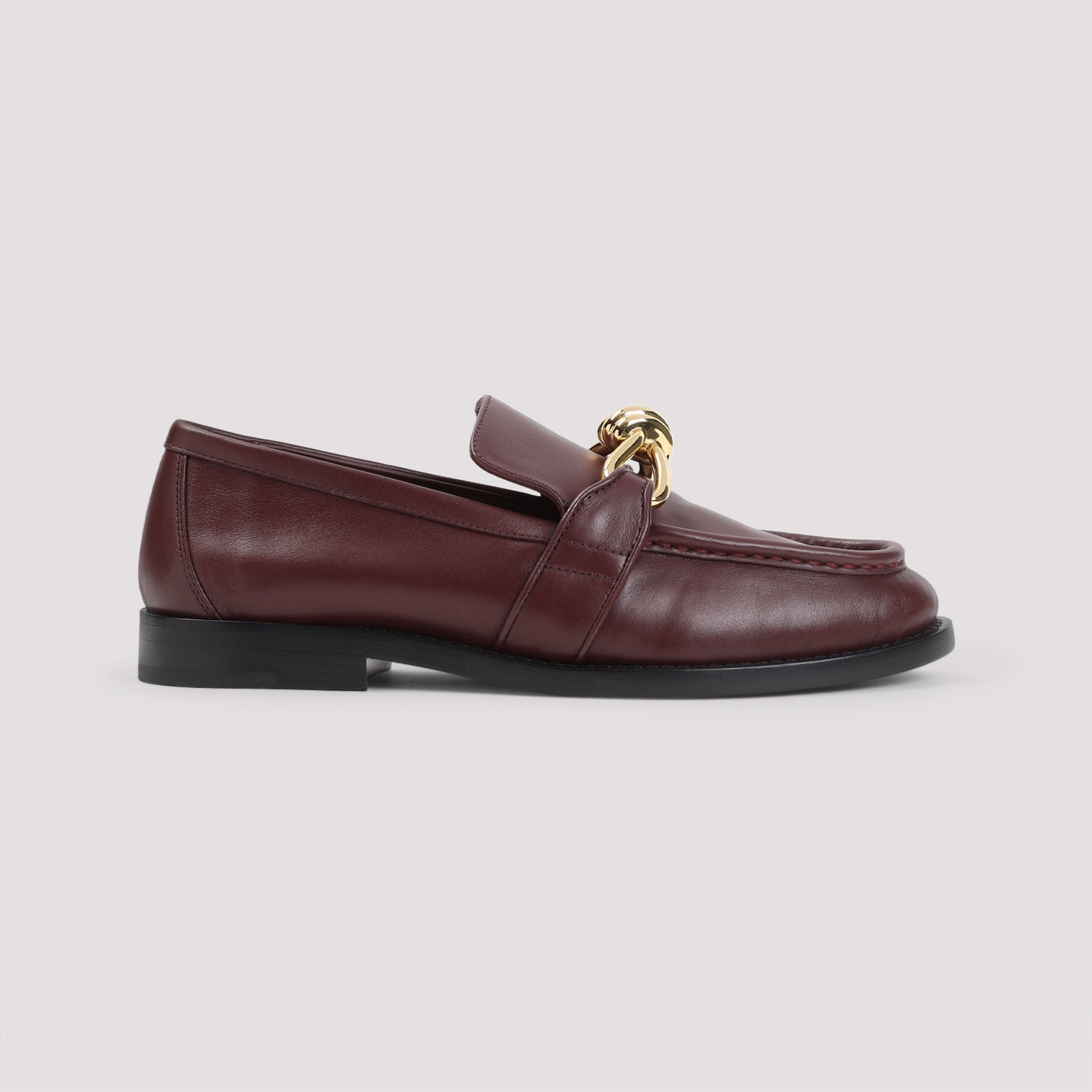 BOTTEGA VENETA Mud Leather Loafers with Metal Horsebit