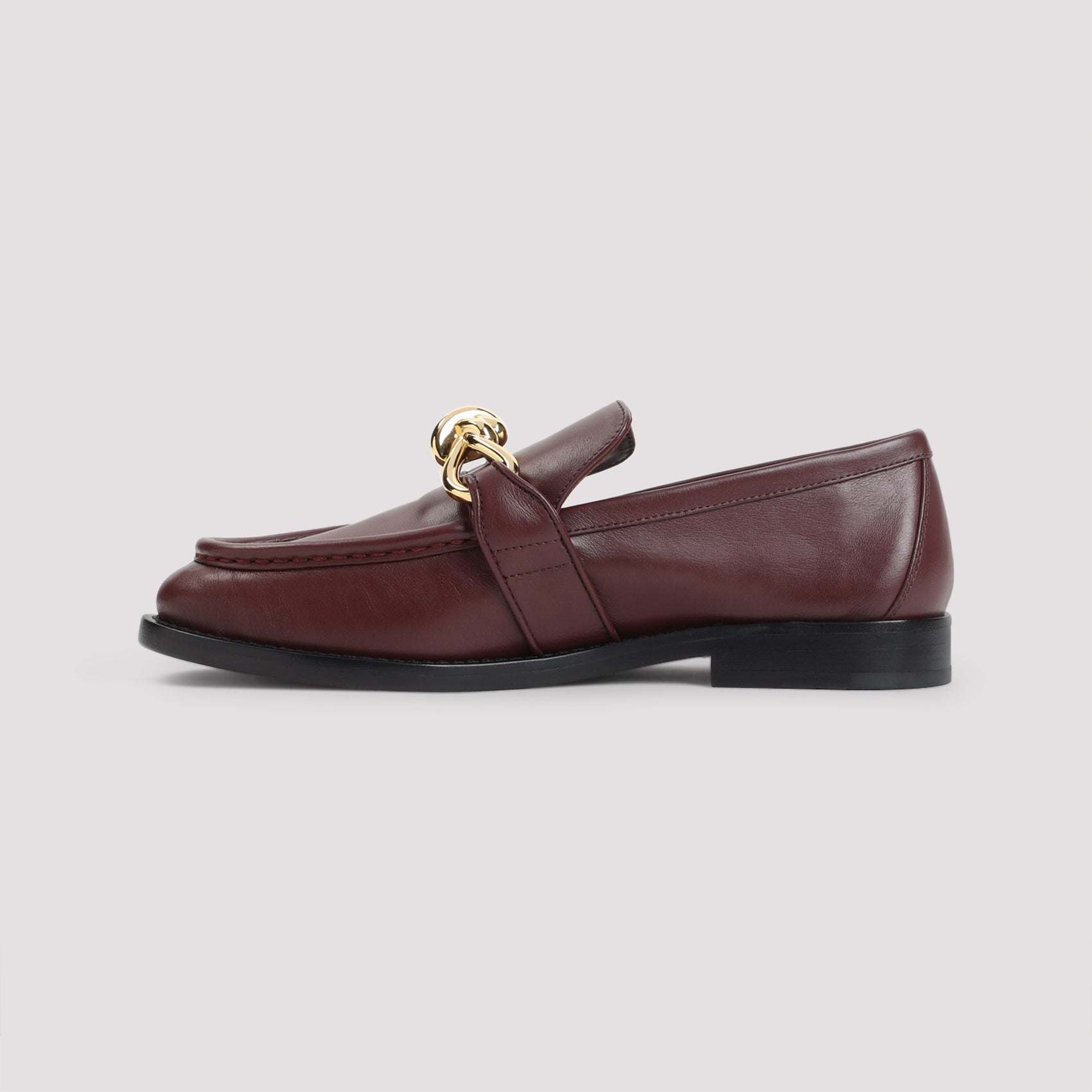 BOTTEGA VENETA Mud Leather Loafers with Metal Horsebit