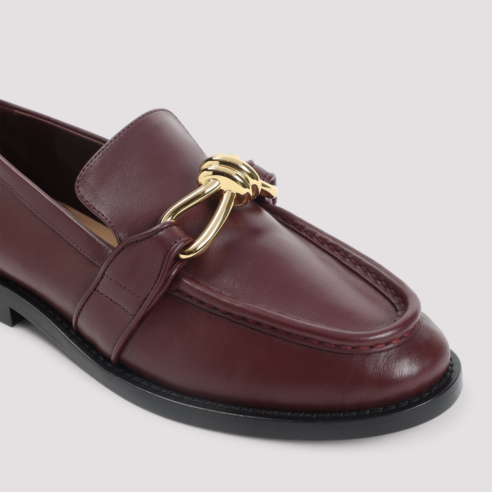 BOTTEGA VENETA Metallic Knot Loafer