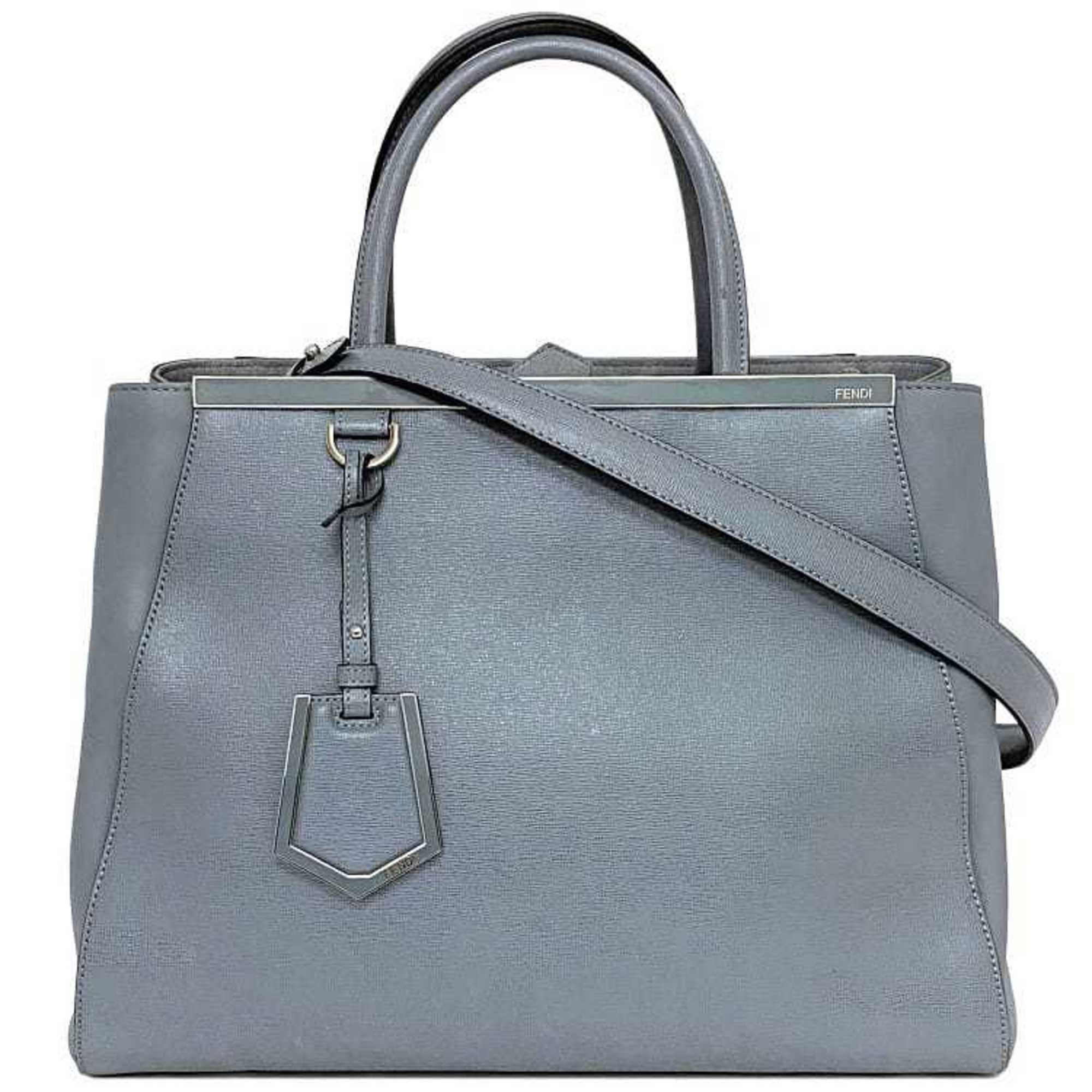 Fendi blue  Leather Tote Bag ()
