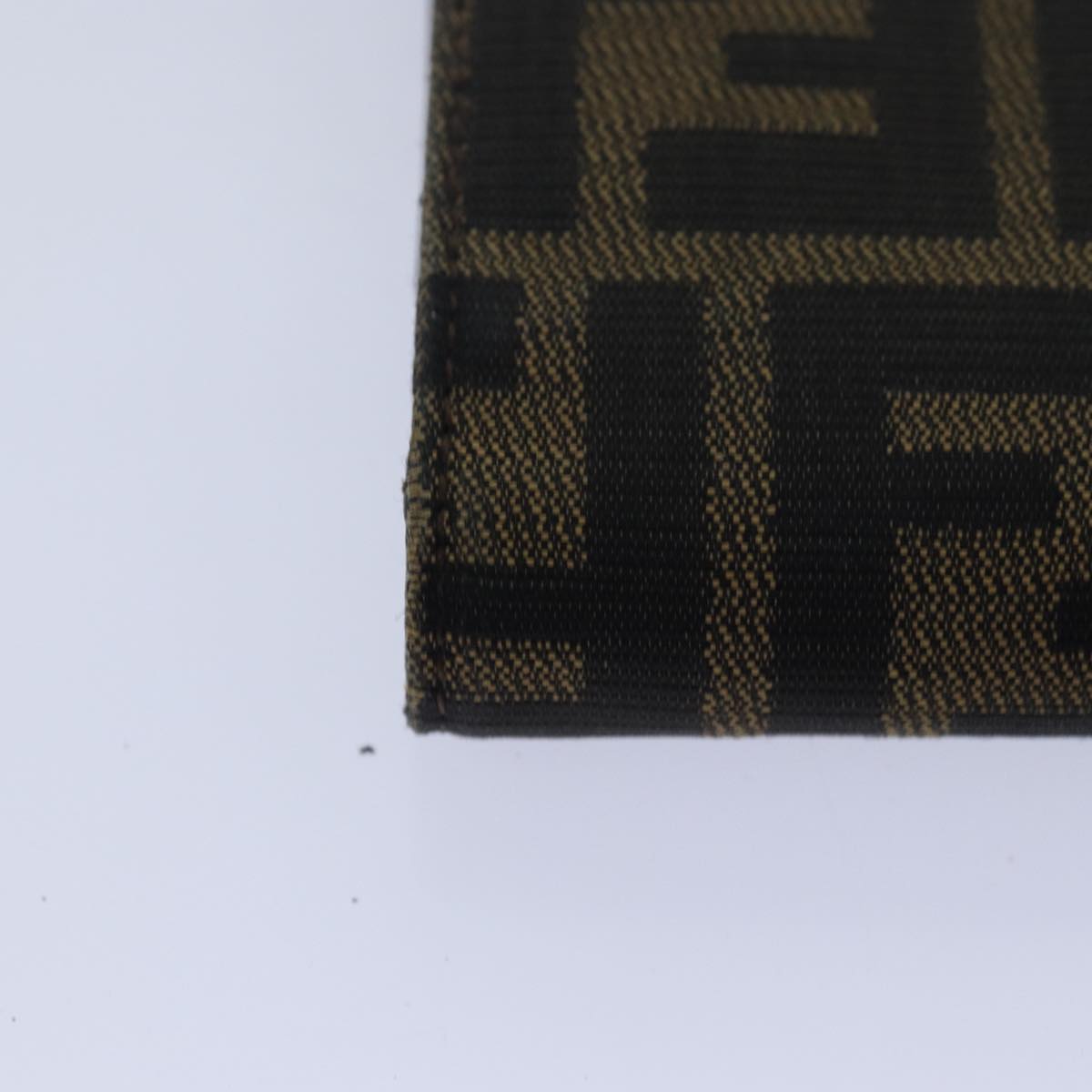 FENDI Zucca Canvas Wallet Black Brown79791