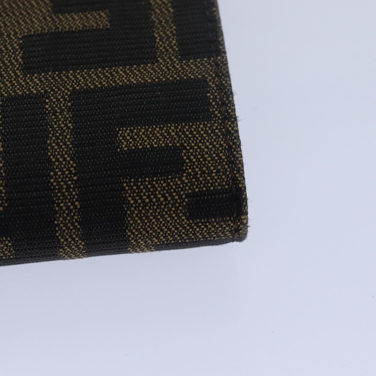 FENDI Zucca Canvas Wallet Black Brown79791
