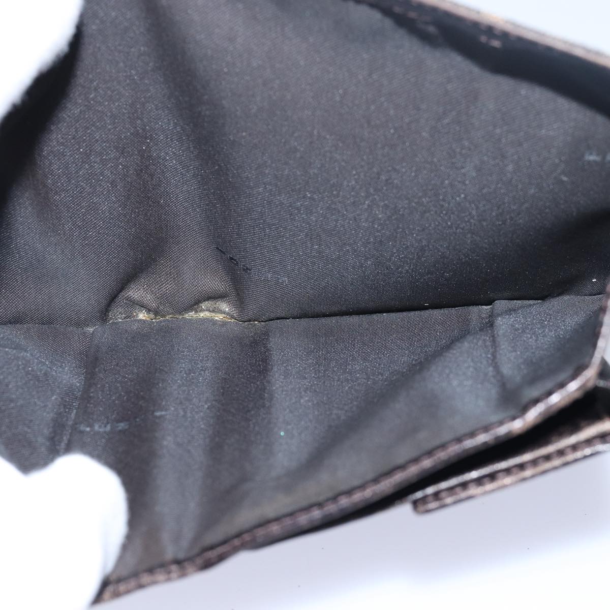 FENDI Zucca Canvas Wallet Black Brown79791