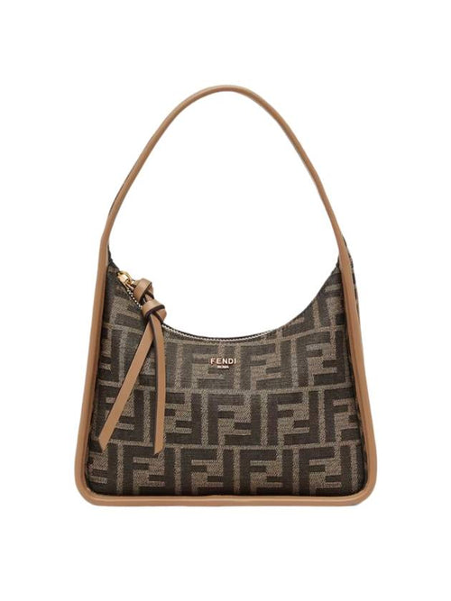 Fendi Pendesense FF Fabric Mini Shoulder Bag Brown