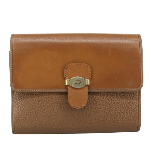 Dior Leather Shoulder Bag (Pre-Owned)