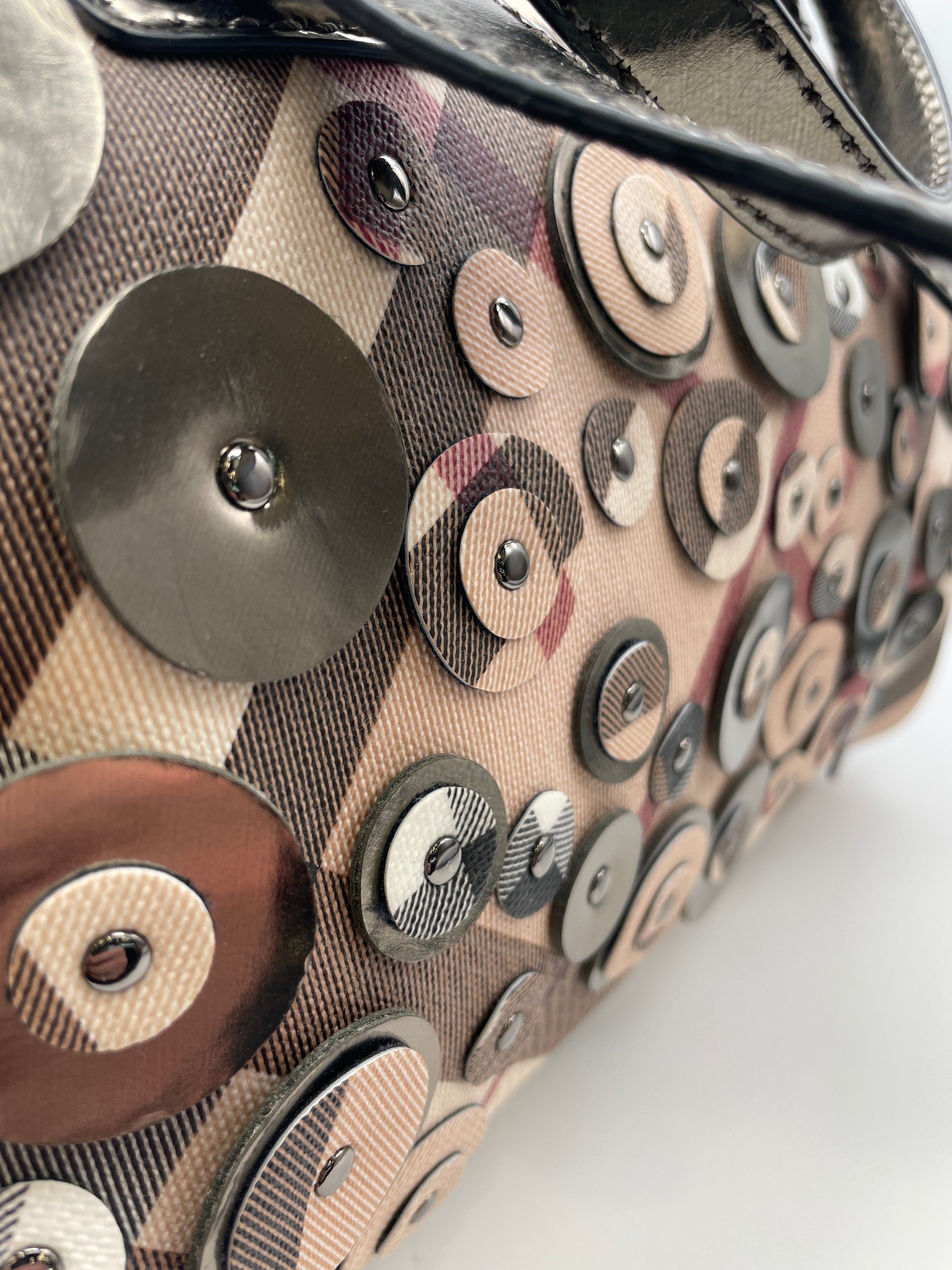 Burberry Tartan Print Bowling Bag