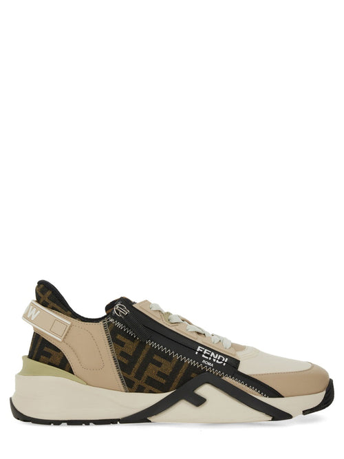 FENDI 100% Leather Stylish Sneakers for Men