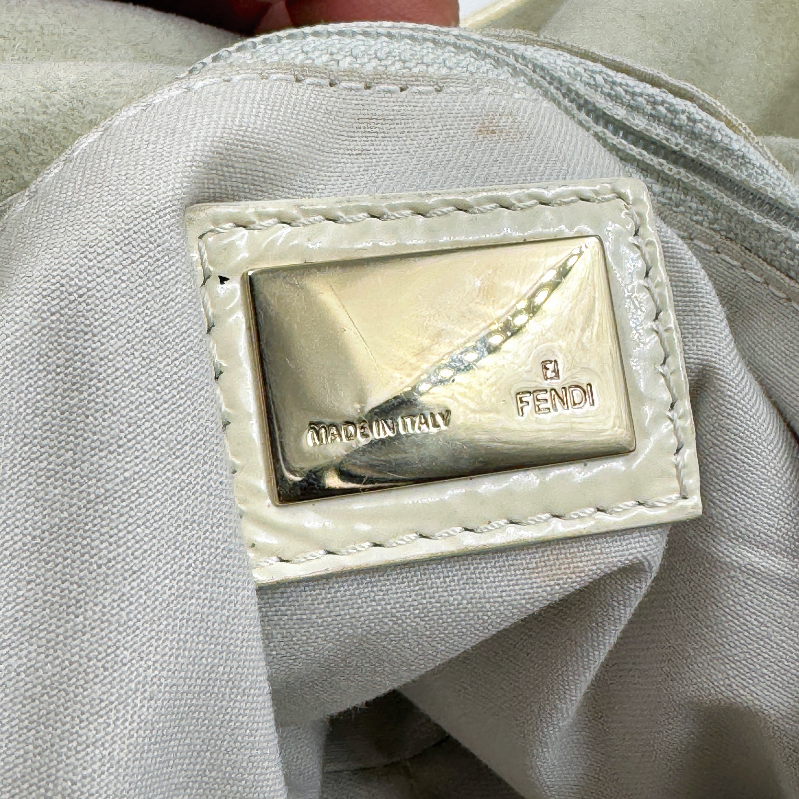 Fendi Baguette Patent Lather Shoulder Bag TWS