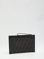 FENDI Medium Flat Pouch Handbag 30 x 20.5 cm