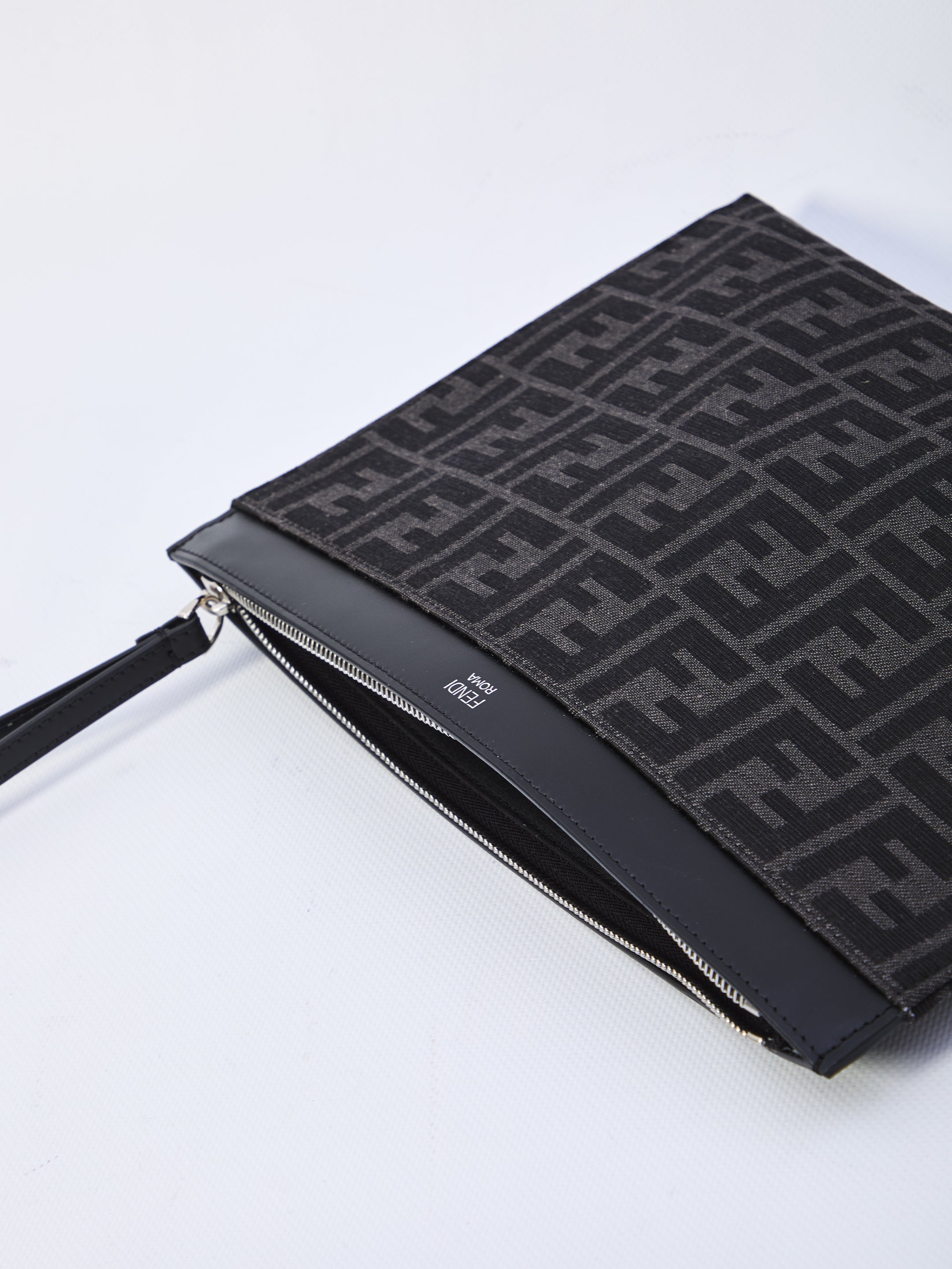 FENDI Medium Flat Pouch Handbag 30 x 20.5 cm