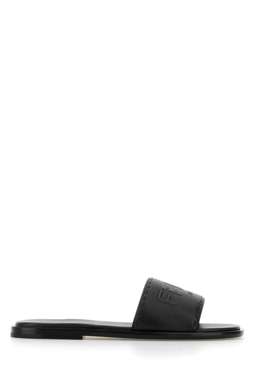 FENDI Leather Slippers for Men