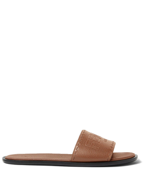 FENDI Leather Slippers for Men