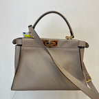 Fendi Leather Peekaboo 2Way Bag
