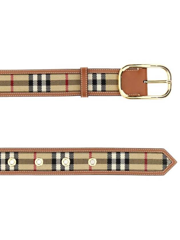 Burberry Vintage Check Leather Belt 8066058