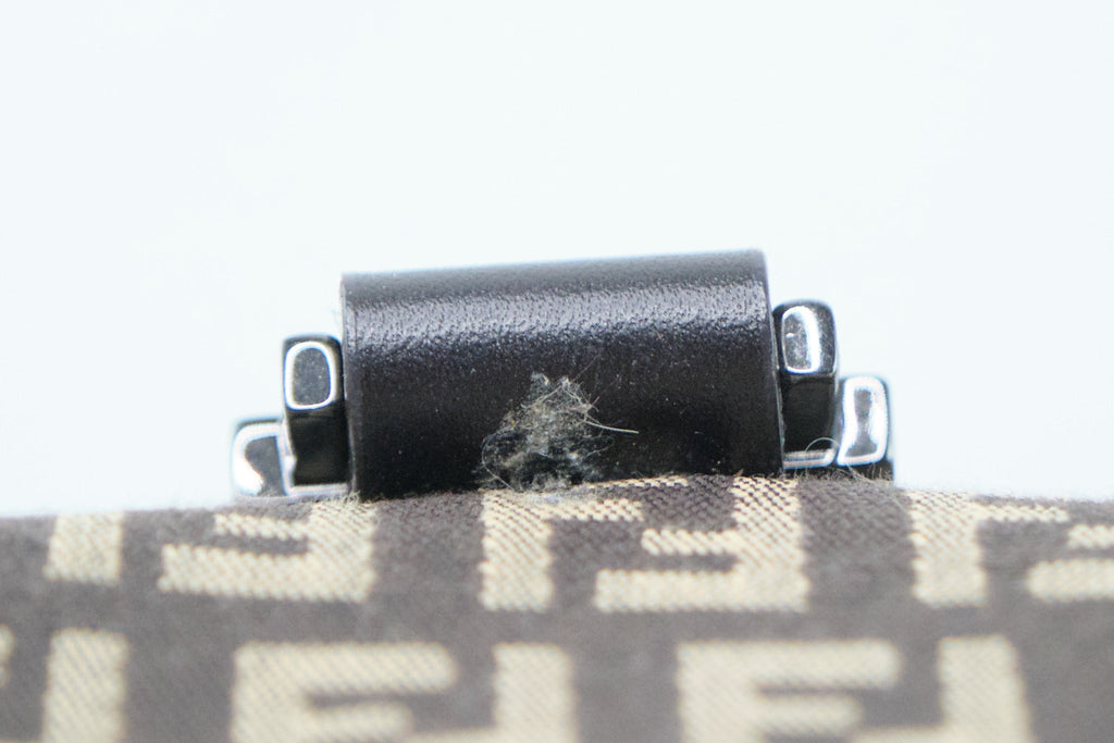 Fendi Zucchino Canvas Boston Bag - '10s