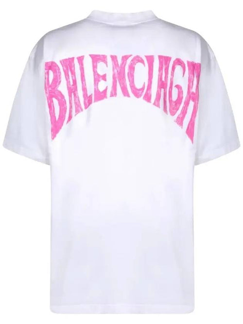 Balenciaga 24 ss HANDDRAWN cotton t-shirt 764235TPVU49601 B0650987510