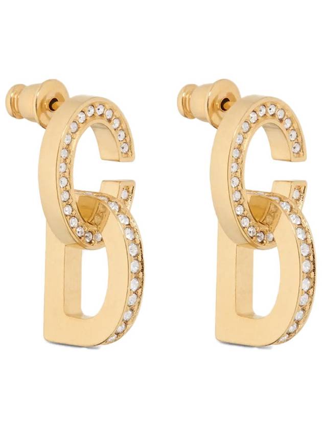 CD Lock Earrings Gold Dior