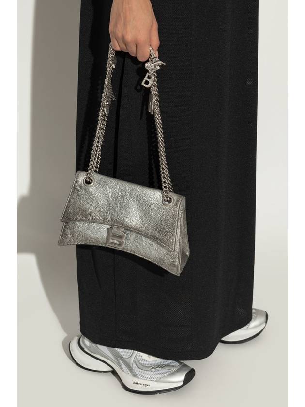 Balenciaga Balenciaga Shoulder Bag Crush By Balenciaga, Women's, Silver