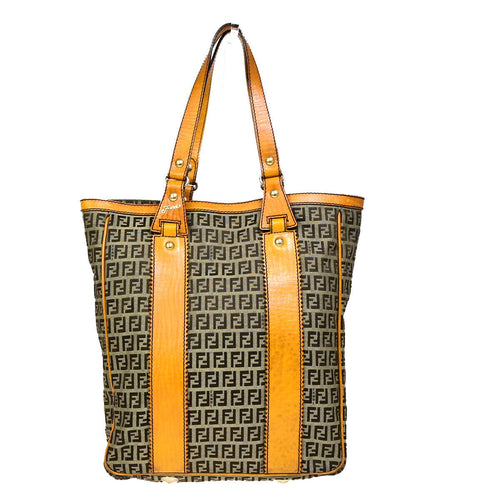 Fendi Zucchino  Canvas Tote Bag ()