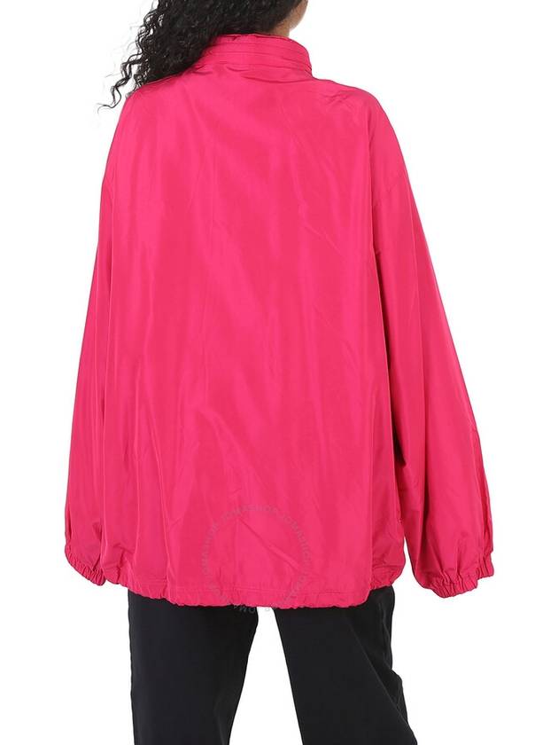 Balenciaga 3B Icon Oversized Windbreaker Fuchsia