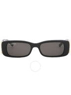 Balenciaga square sunglasses brown