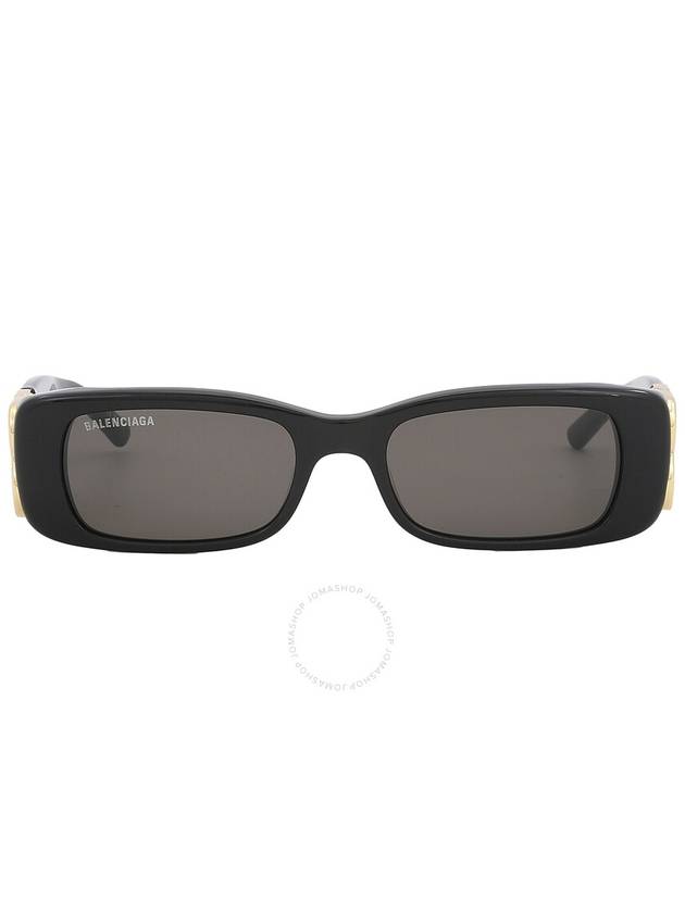 Balenciaga square sunglasses brown