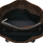 Fendi   Canvas Leather Handbag Tote Bag ()
