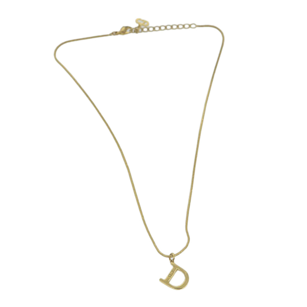Dior D  Metal Necklace Jewelry (Pre-Owned)
