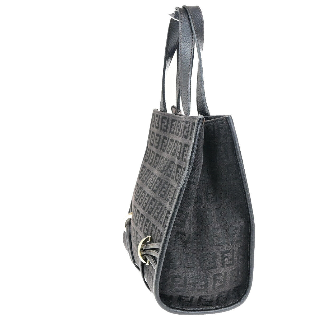 Fendi Zucchino  Canvas Shoulder Bag ()