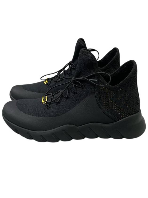 Fendi Mesh Low Top Sneakers Black