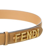 FENDI Fendigraphy Leather Belt