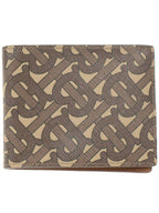 Burberry Monogram Print Bicycle Wallet Brown