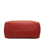 FENDI Boston Bag Handbag 8BL125 Calf Leather Orange Ladies