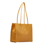Fendi Logo Tote Bag Yellow Shoulder Bag  Fendi