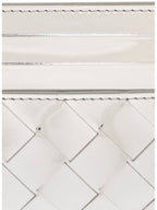 Bottega Veneta Intrecciato Card Wallet Silver