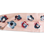 Fendi  pink Silk Fur Scarf ()