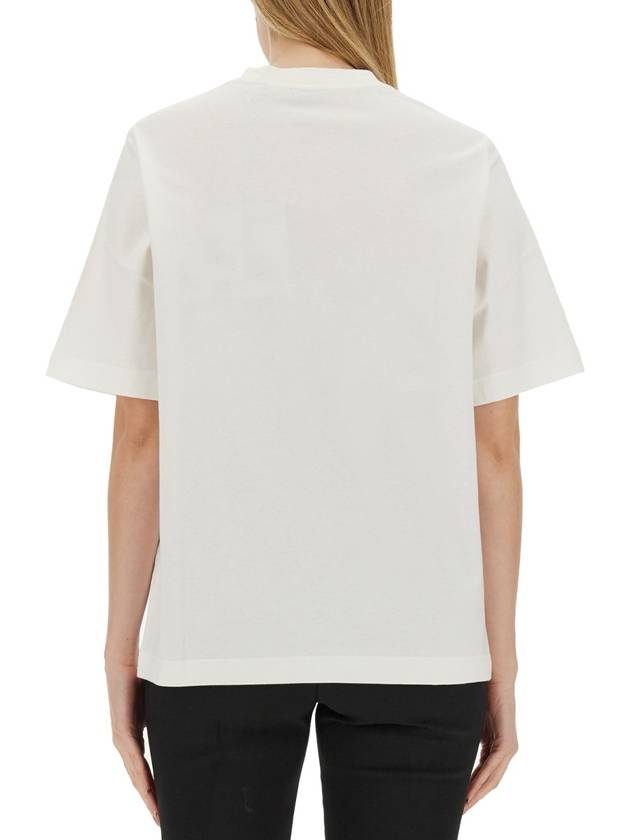 Burberry 24 ss T-shirt WITH Embroid Flock Rose 8083647 B7264 B0230979125