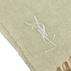 Saint Laurent Scarf in Wool White Ladies