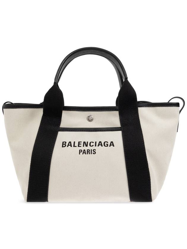 Balenciaga Biarritz Small Tote Bag Cream