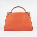 Hermes Kelly 32cm Togo Leather 6108 Orange Golden