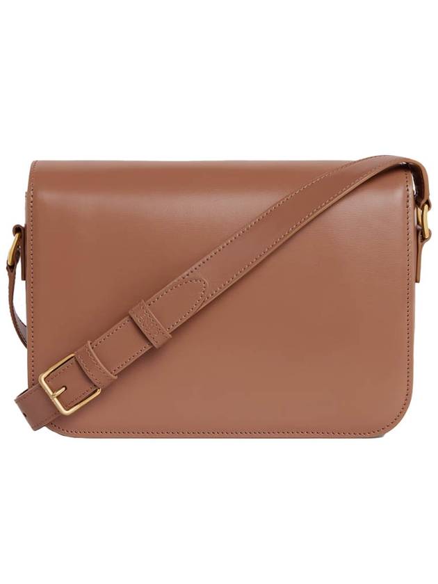 CELINE Classique Triomphe Shiny Calfskin Shoulder Bag Bronze