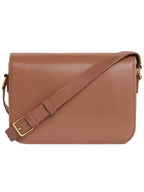 CELINE Classique Triomphe Shiny Calfskin Shoulder Bag Bronze