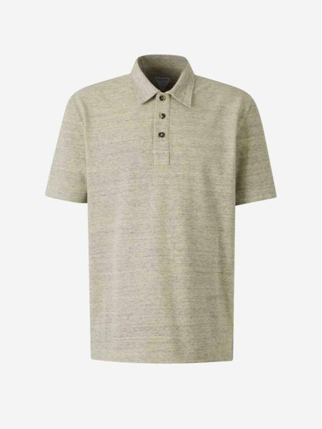 Bottega Veneta Embroidered Logo PK Shirt Chick Melange
