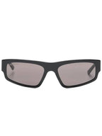 Balenciaga Eyewear Logo Print Square Frame Sunglasses BB0305S