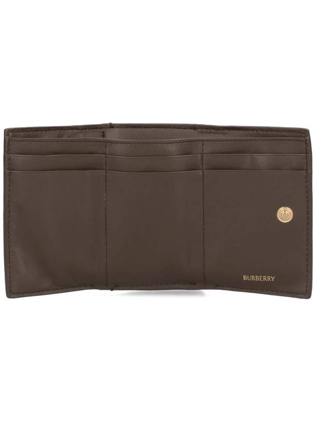 Burberry Check Half Wallet Beige