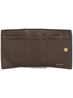Burberry Check Half Wallet Beige